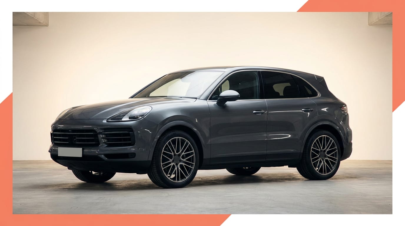 Używane Porsche Cayenne II zaparkowane w garażu